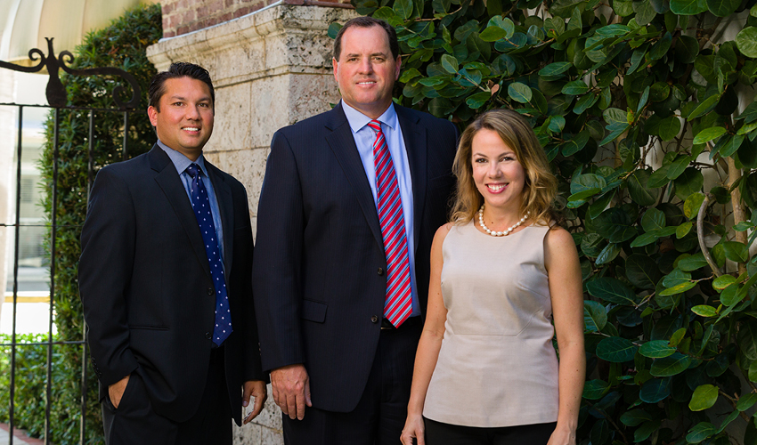 Nicoletti Wealth Management Team Photo.  Left to right:  Ron Bekins, Senior Registered Client Associate, Amanda L. Campbell, Associate VP/Investments and Peter A. Nicoletti, Managing Director/Investments